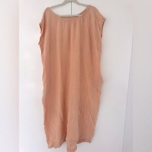 9 seed Peach Sleeveless coverup Dress